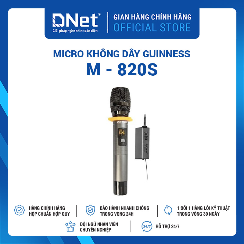 Micro Karaoke Không Dây GUINNESS M - 820S