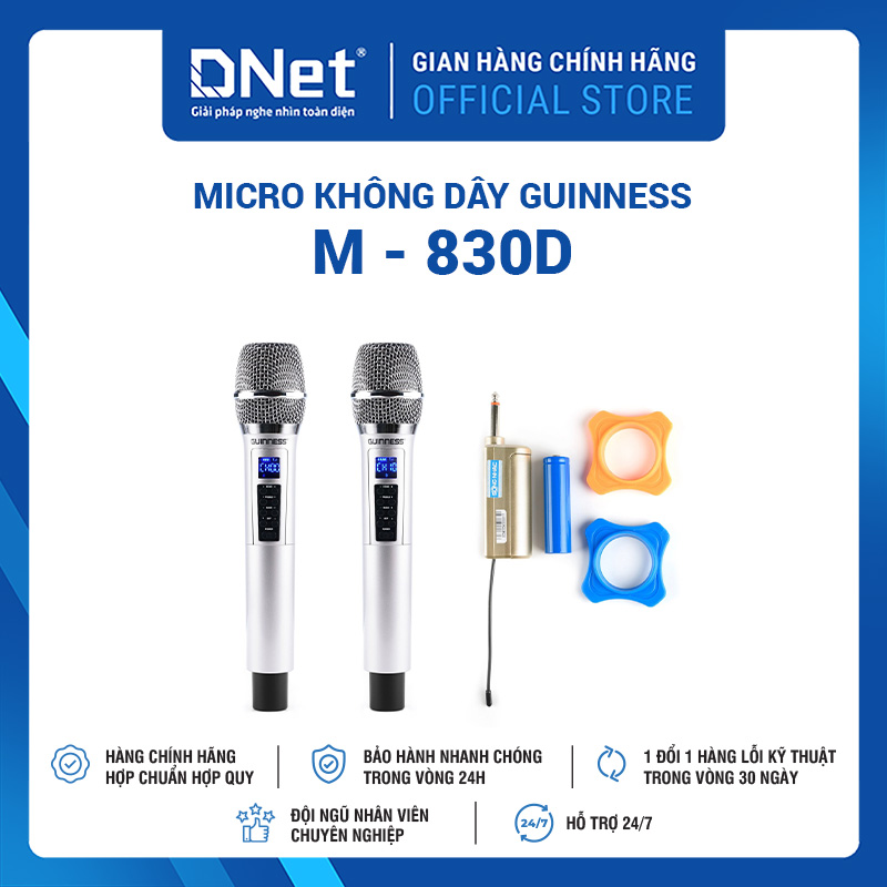 Micro Không Dây Guinness M - 830D