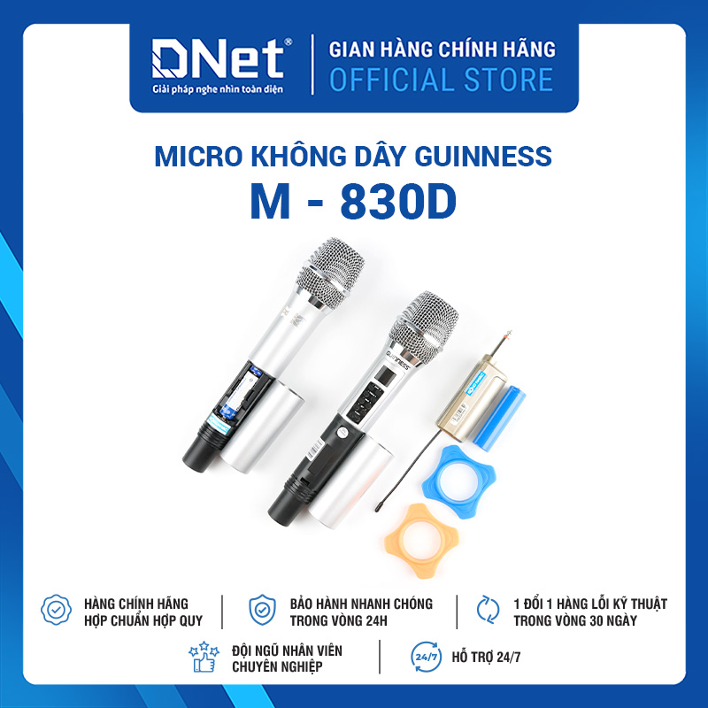 Micro Không Dây Guinness M - 830D