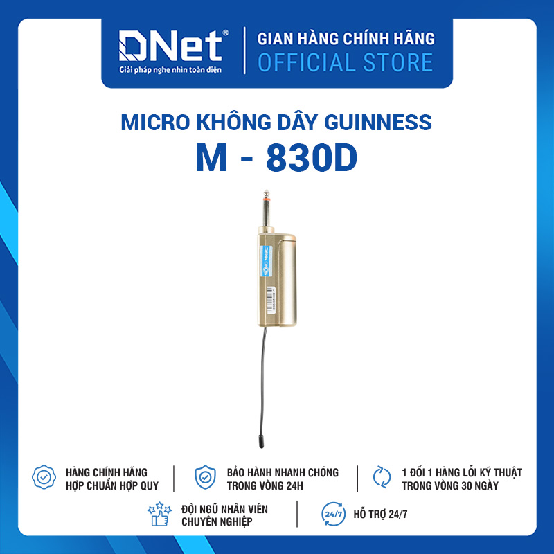 Micro Không Dây Guinness M - 830D