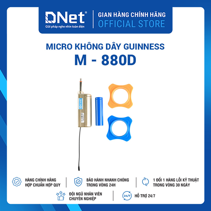 Micro Không Dây Guinness M - 880D