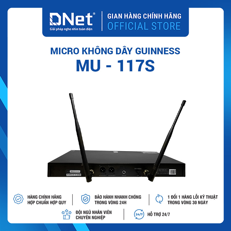 Micro Không Dây GUINNESS MU - 117S