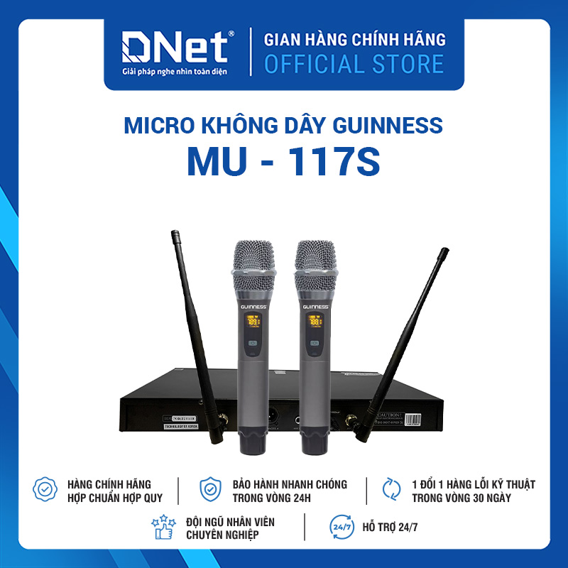 Micro Không Dây GUINNESS MU - 117S