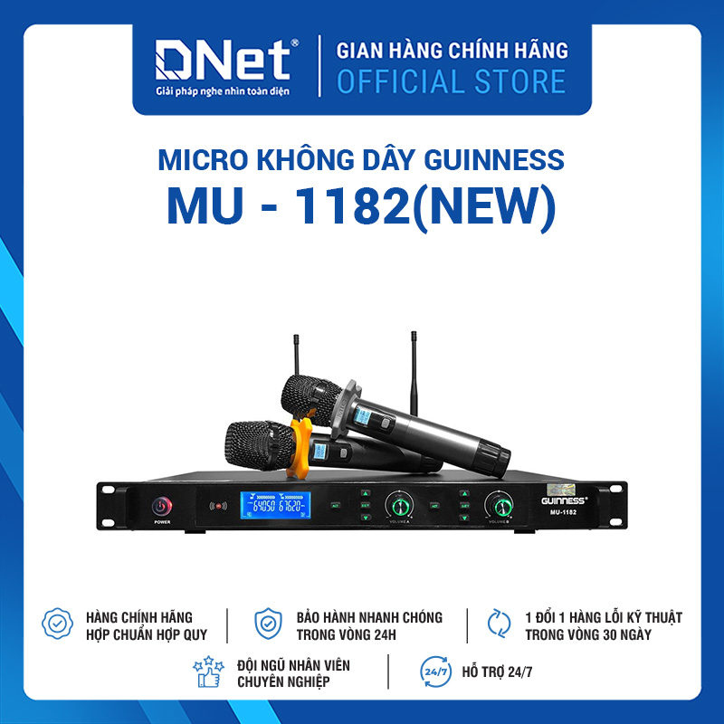 Micro Không Dây GUINNESS MU - 1182(New)