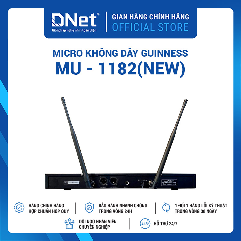 Micro Không Dây GUINNESS MU - 1182(New)