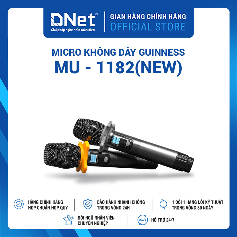 Micro Không Dây GUINNESS MU - 1182(New)