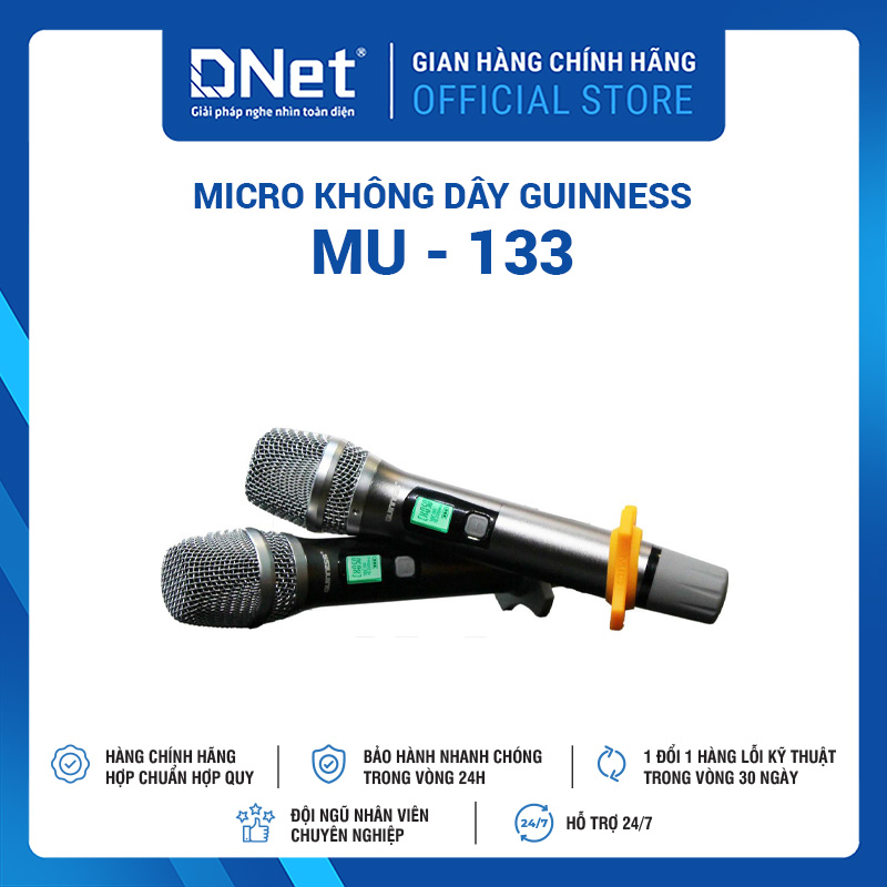 Micro Không Dây GUINNESS MU - 133