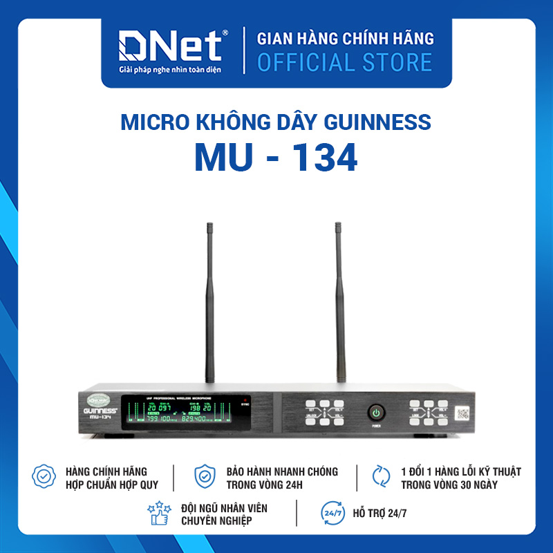 Micro Không Dây GUINNESS MU - 134