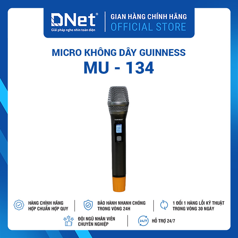 Micro Không Dây GUINNESS MU - 134