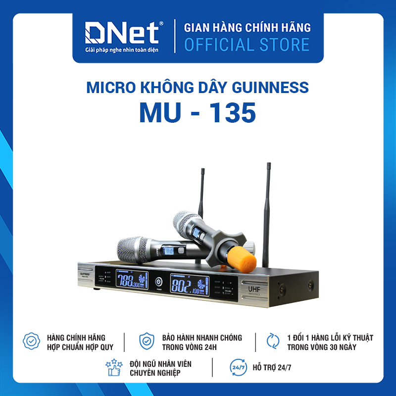 Micro Không Dây GUINNESS MU - 135