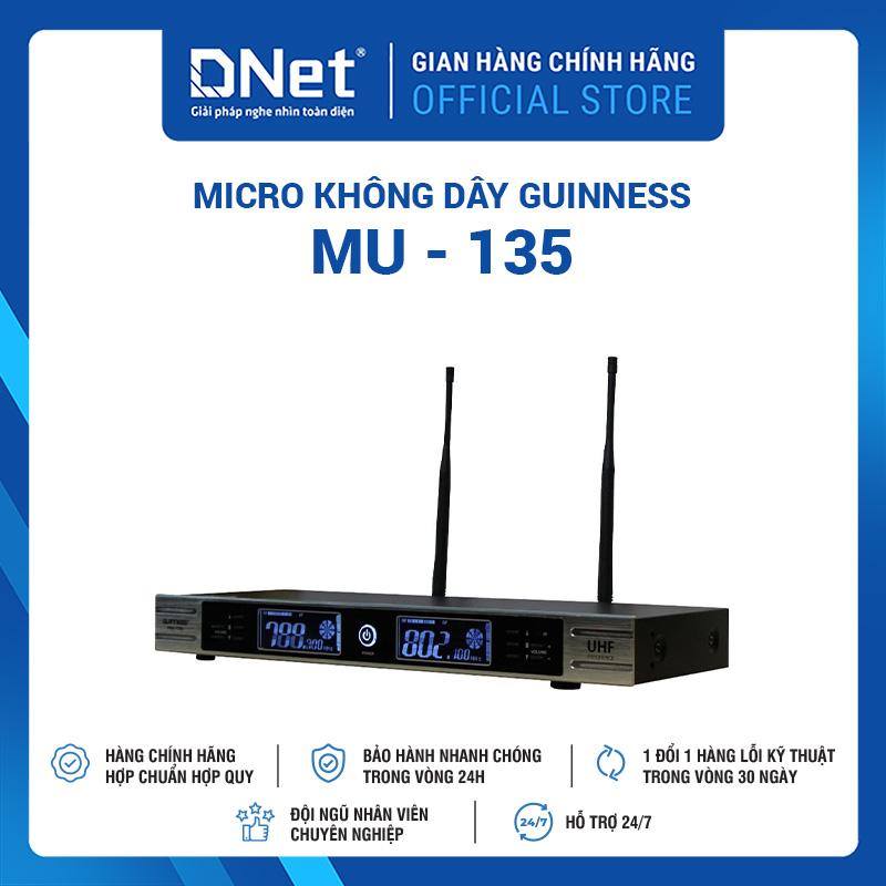 Micro Không Dây GUINNESS MU - 135