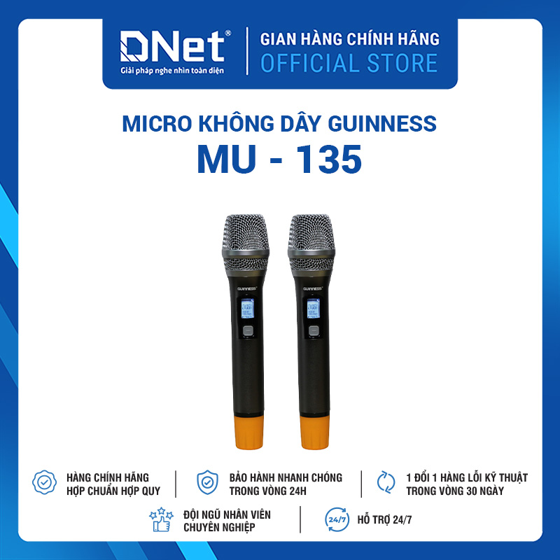 Micro Không Dây GUINNESS MU - 135