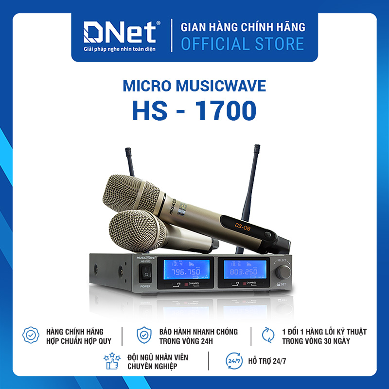 Micro Không Dây MUSICWAVE HS - 1700