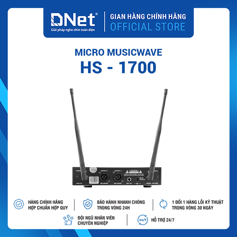 Micro Không Dây MUSICWAVE HS - 1700