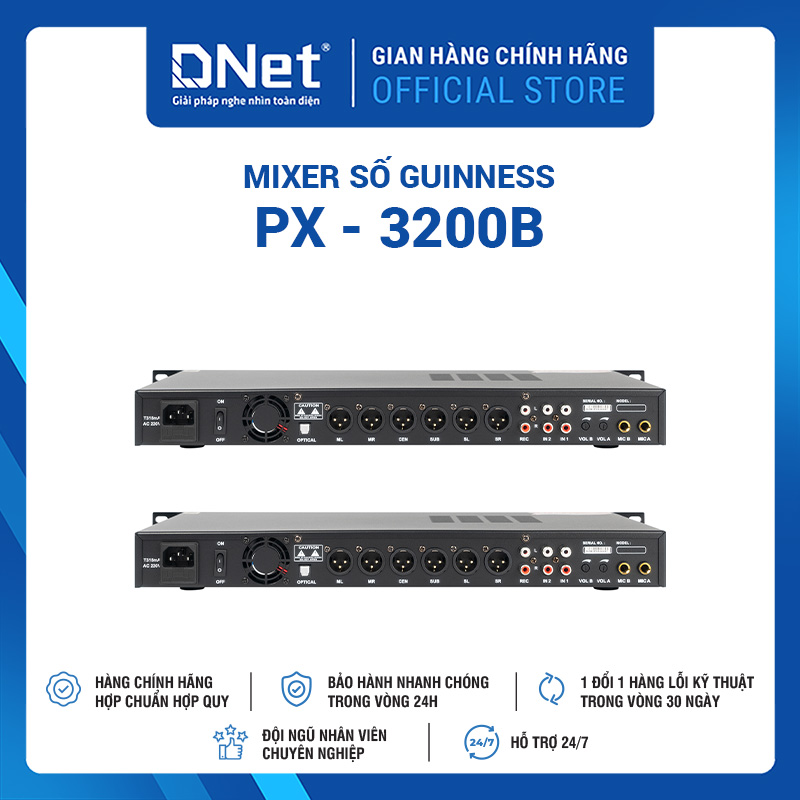 Mixer Số GUINNESS PX - 3200B