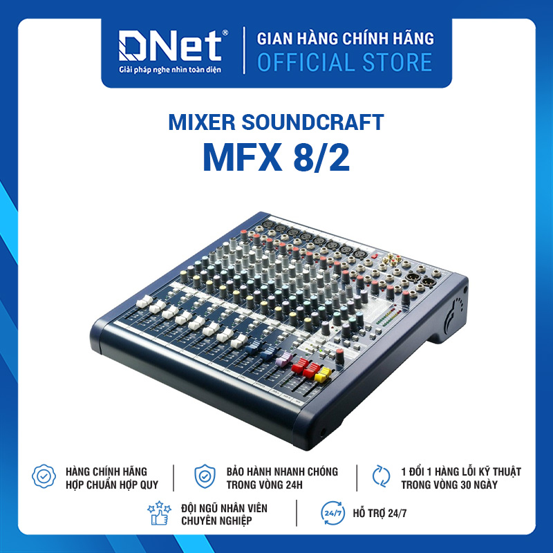 Mixer Soundcraft MFX 8/2