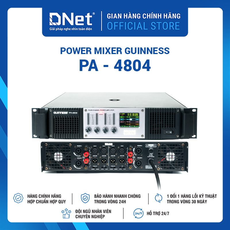 Cục Đẩy Công Suất Power GUINNESS PA - 4804