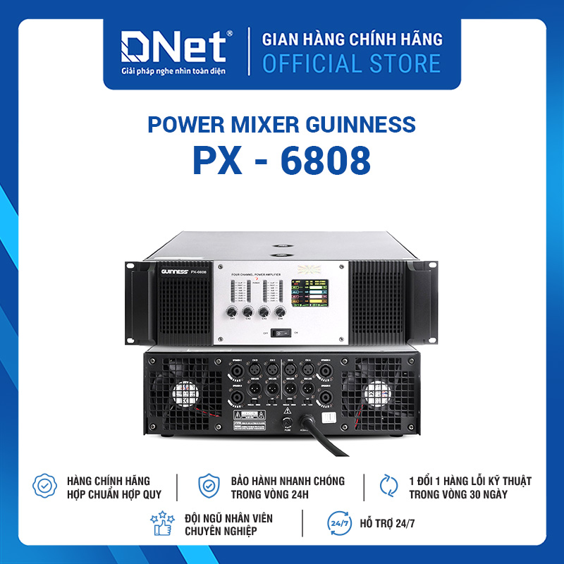 Power Amplifier GUINNESS PX - 6808