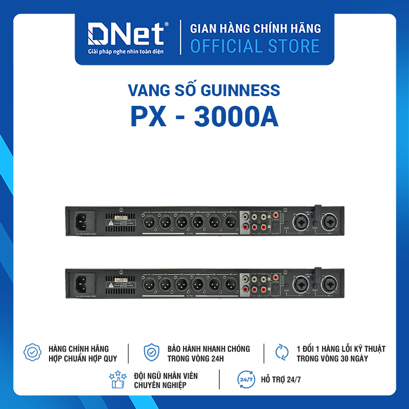 Vang số GUINNESS PX - 3000A