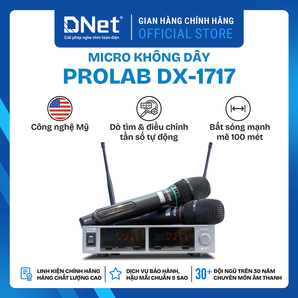 Micro Không Dây ProLAB DX - 1717