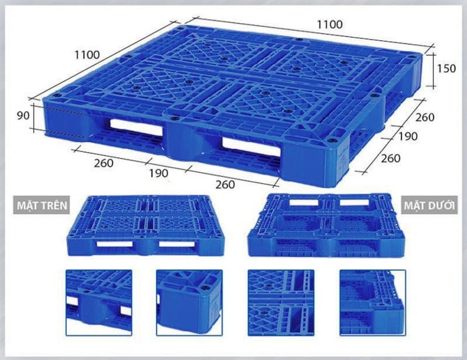 KHẢO SÁT THỊ TRƯỜNG VỀ GIÁ PALLET NHỰA CŨ TẠI HÀ NỘI