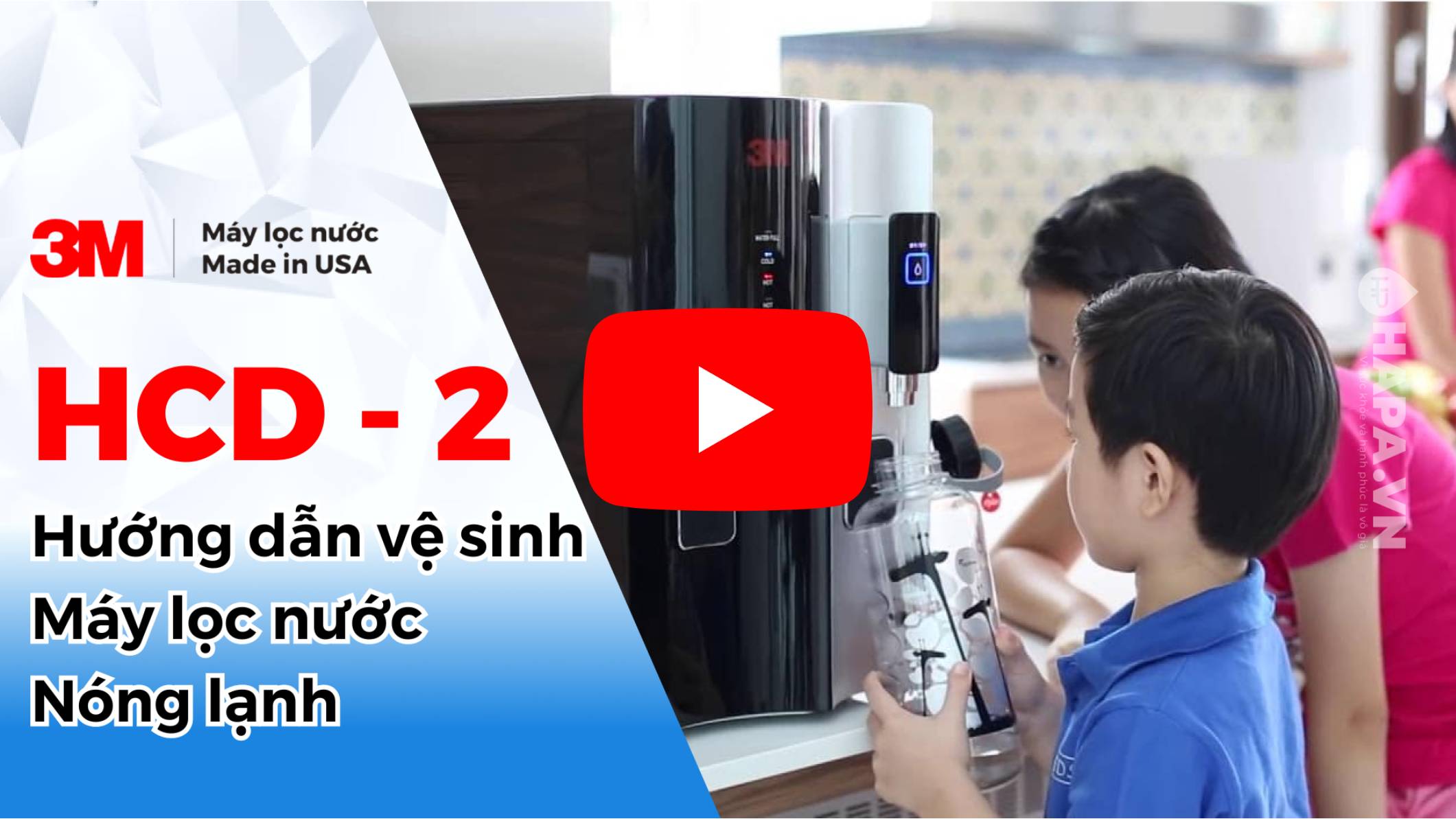 Cách Vệ Sinh Máy Lọc Nước Nóng Lạnh 3M HCD-2 Để Bàn