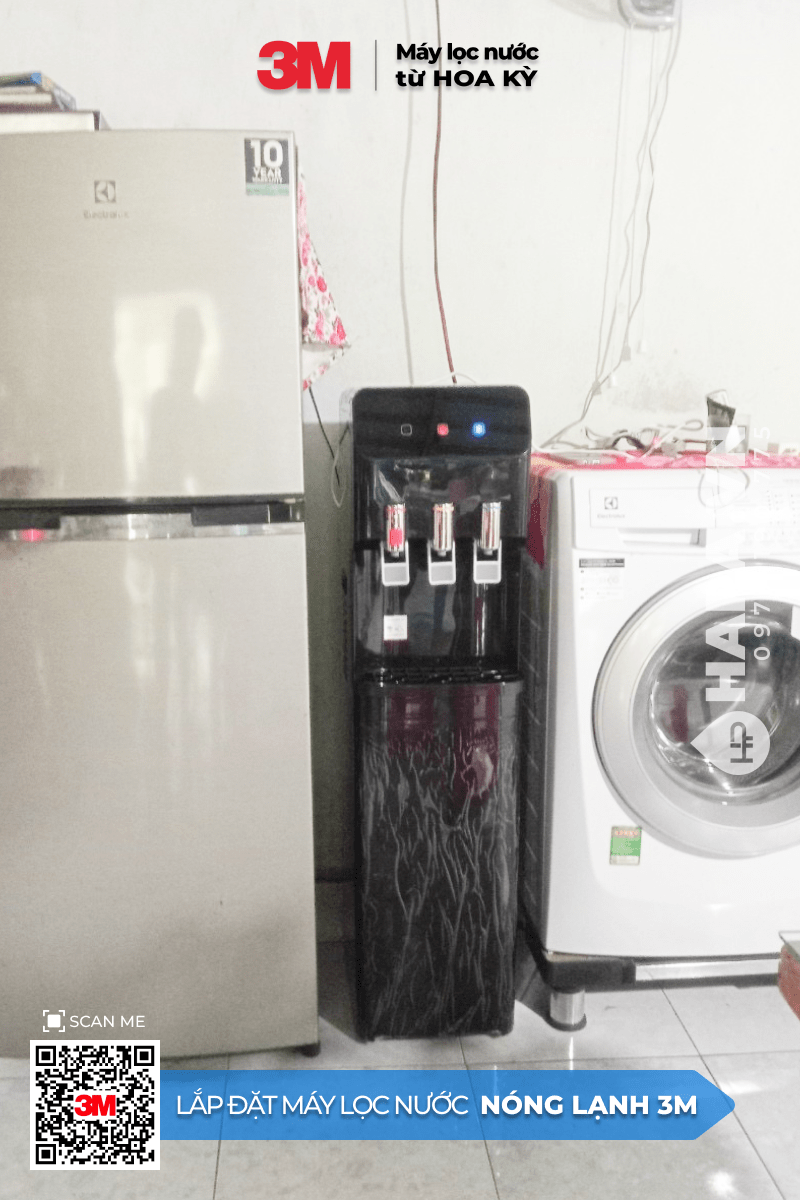 Hình ảnh lắp đặt thực tế của Cây Nước Nóng Lạnh 3M tại City Garden, Bình Thạnh, TP HCM