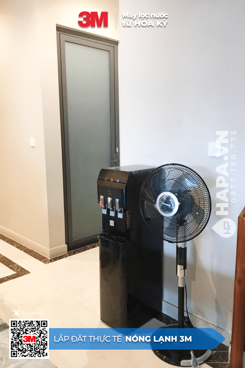 Hình ảnh lắp đặt thực tế của Cây Nước Nóng Lạnh 3M tại Vinh Plaza, TP Vinh, Nghệ An