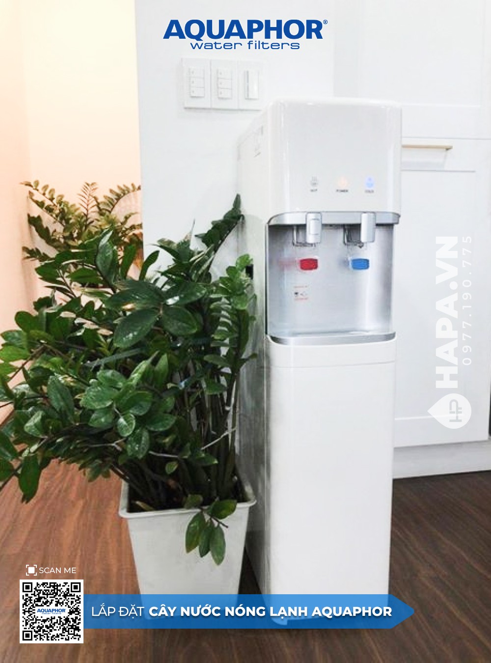 Cây Nước Nóng Lạnh AQUAPHOR tại Chung Cư Big Tower Gold Land Hà Nội