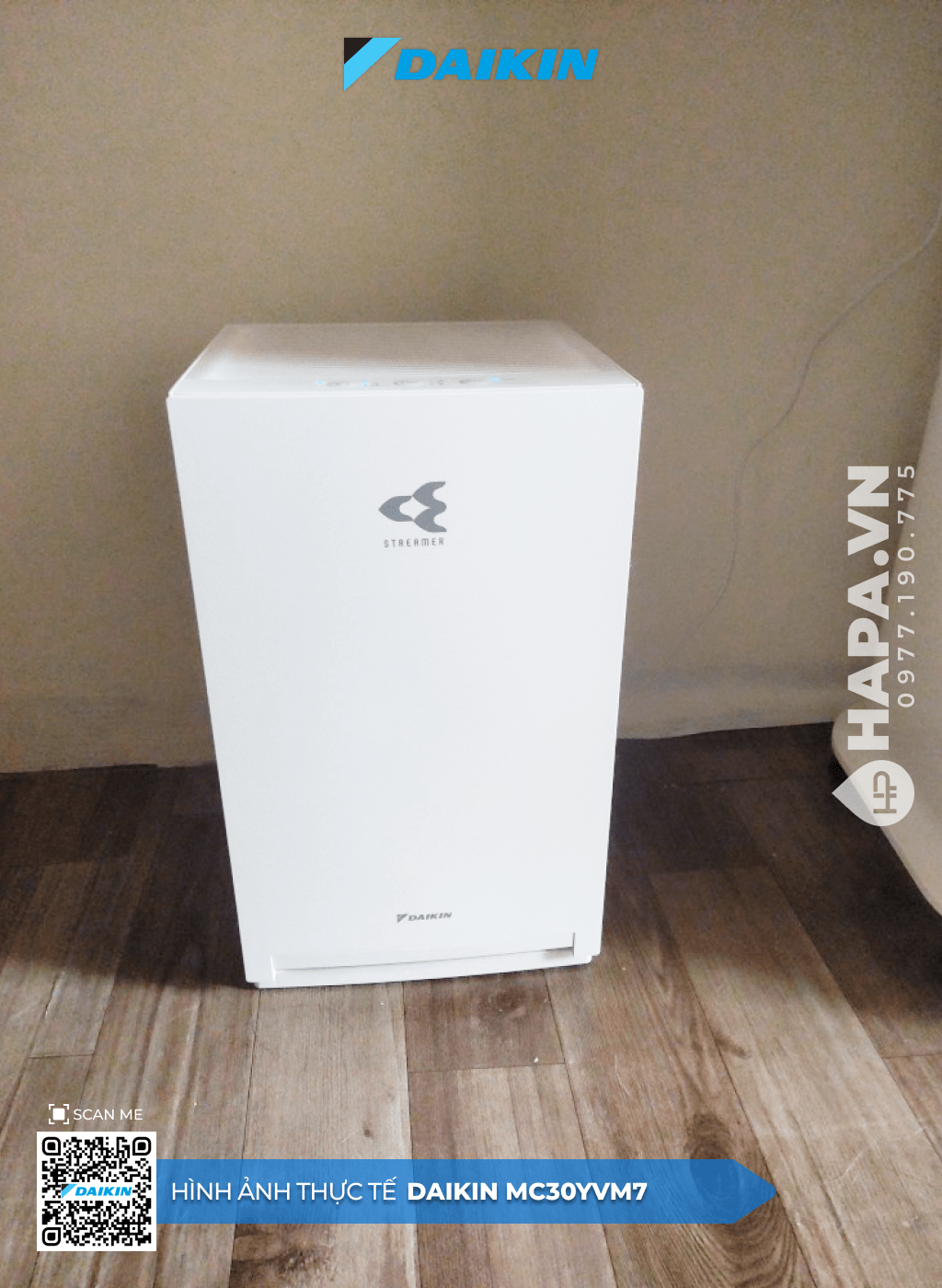 Hình ảnh thực tế của Máy Lọc Không Khí DAIKIN MC30YVM7 tại Riviera Point, Quận 7, TP HCM