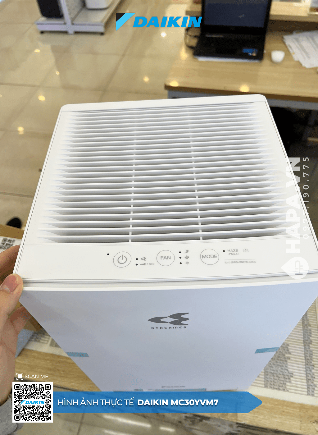 Hình ảnh thực tế của Máy Lọc Không Khí DAIKIN MC30YVM7 tại The Antonia, Quận 7, TP HCM - 01