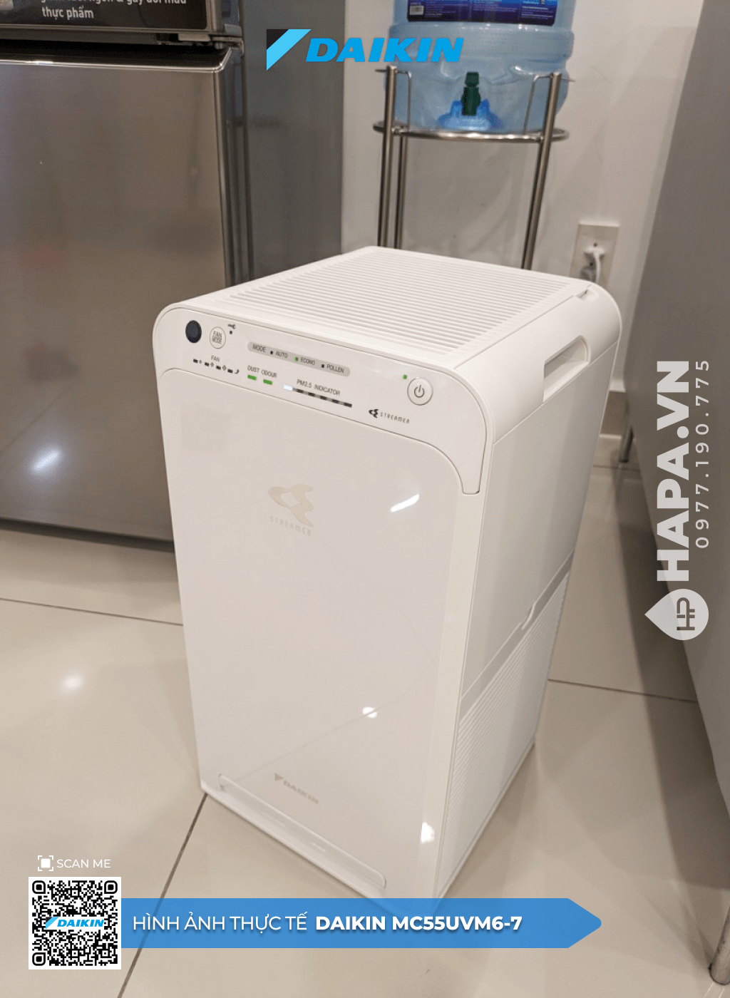 Hình ảnh thực tế của Máy Lọc Không Khí DAIKIN MC55UVM6-7 tại The Venica, Quận 9, TP HCM