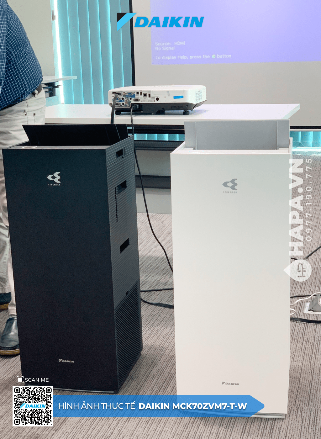Máy Lọc Không Khí DAIKIN MCK70ZVM7-T/W tại Trường học Quận 7, TP HCM