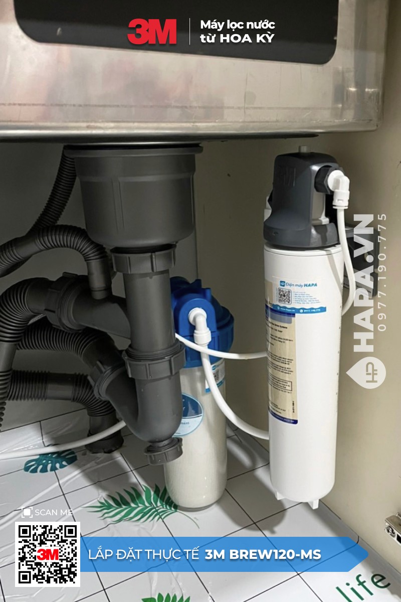 Máy Lọc Nước 3M BREW120-MS lắp đặt tại Riverpark Premier, Quận 7 Máy Lọc Nước 3M BREW120-MS lắp đặt tại Riverpark Premier, Quận 7