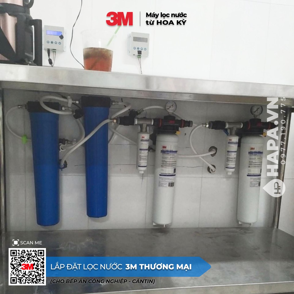 Máy Lọc Nước 3M Cho Nhà Hàng, Quán Cafe tại Chuỗi BBQ Ba Đình, Hà Nội