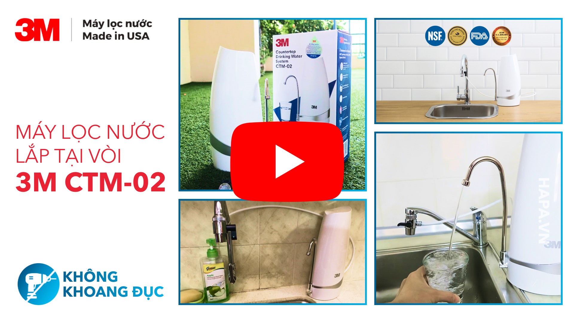 4 Lý Do Nên Chọn Máy Lọc Nước Lắp Tại Vòi 3M CTM-02 Cho Gia Đình Bạn