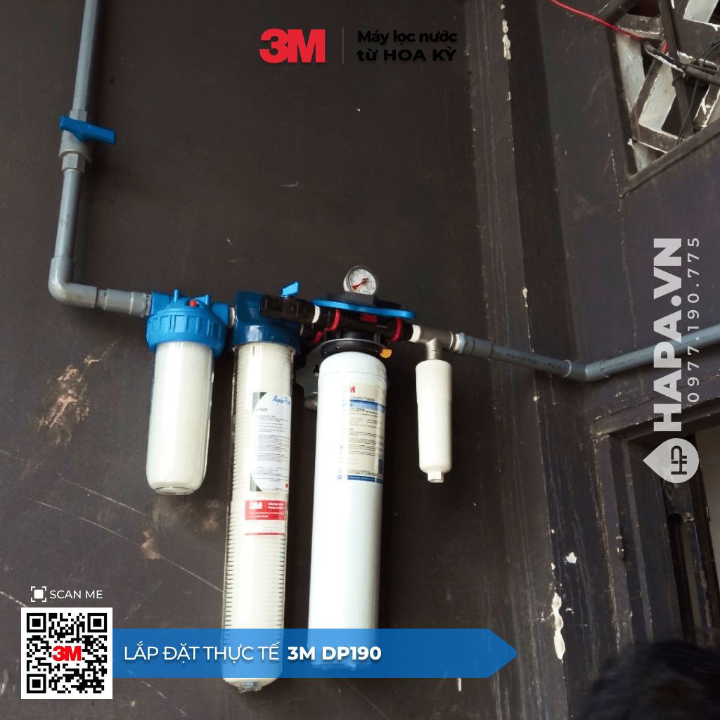 Lắp Đặt Máy Lọc Nước 3M DP190 tại Nhà Hàng, Quận 2, TP HCM