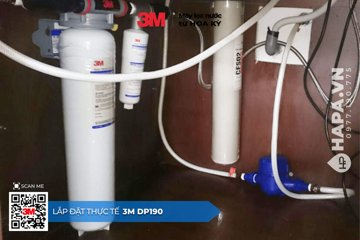 Lắp Đặt Máy Lọc Nước 3M DP190 tại Quán Cafe, Quận 2, TP HCM - 01