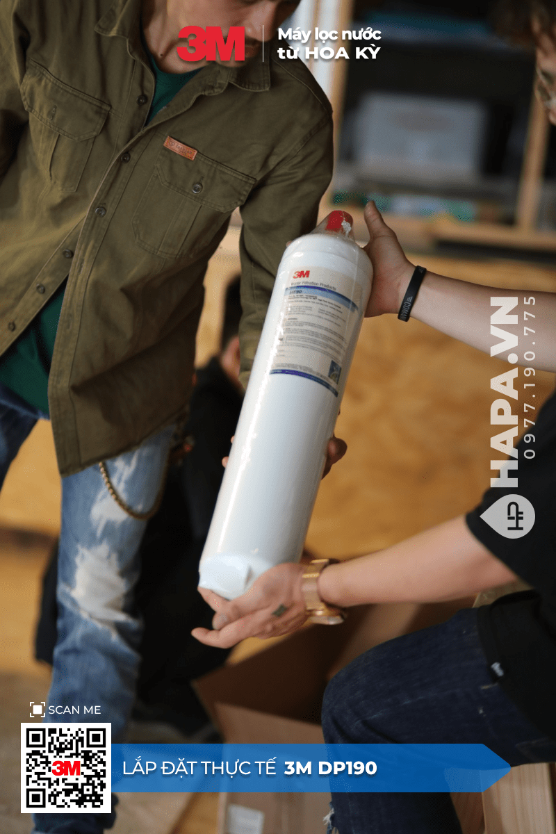 Hình ảnh lắp đặt thực tế của Máy Lọc Nước 3M DP190 tại Trạm Rang Cà Phê, Quận 2, TP HCM - 01