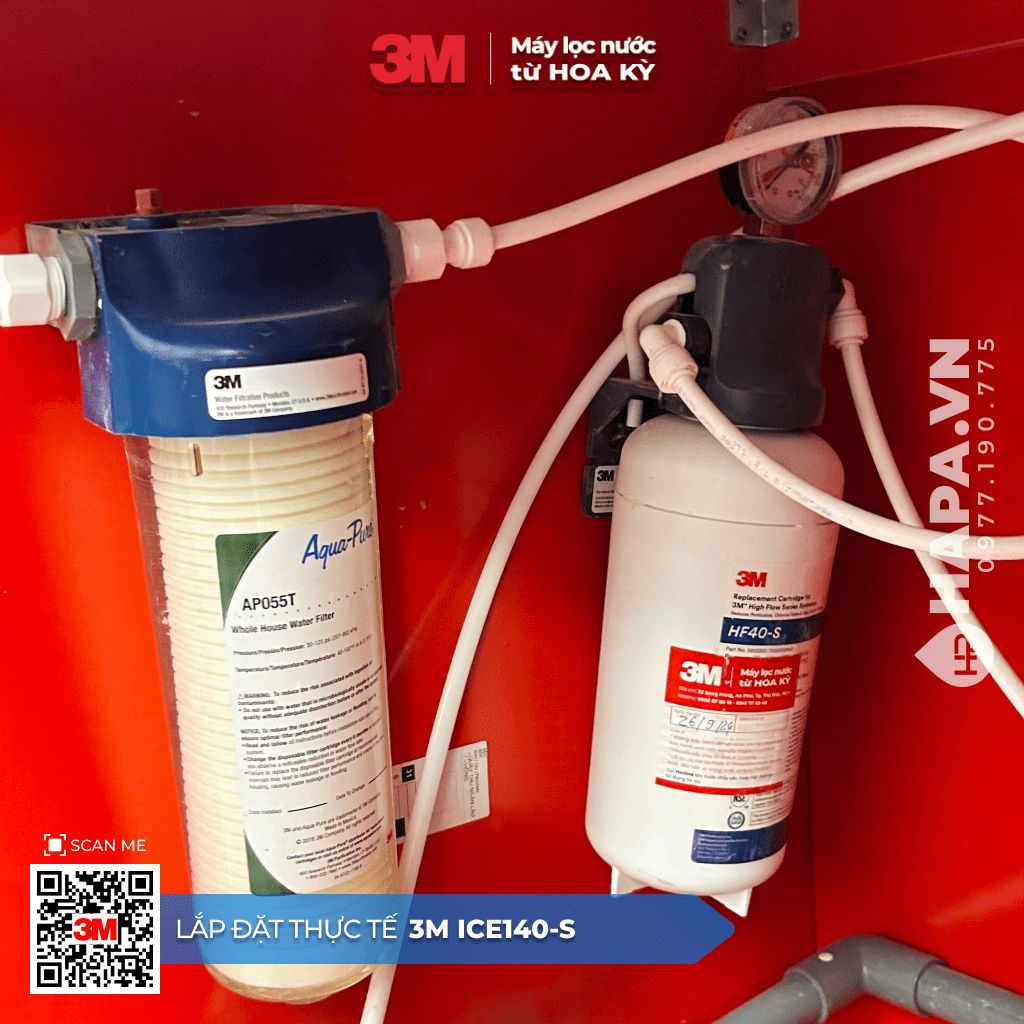 Hình ảnh Lắp Đặt Máy Lọc Nước 3M ICE140-S tại Nhà Hàng Quận 7, TP. HCM - 01