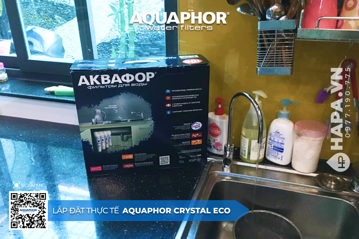 Hình ảnh lắp đặt thực tế của Máy Lọc Nước AQUAPHOR CRYSTAL ECO tại Asiana Capella, Quận 6, TPHCM - 01