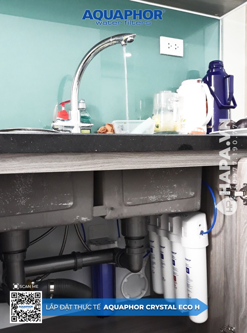 Máy Lọc Nước AQUAPHOR CRYSTAL ECO H lắp đặt tại The Zenpark, Gia Lâm Máy Lọc Nước AQUAPHOR CRYSTAL ECO H lắp đặt tại The Zenpark, Gia Lâm
