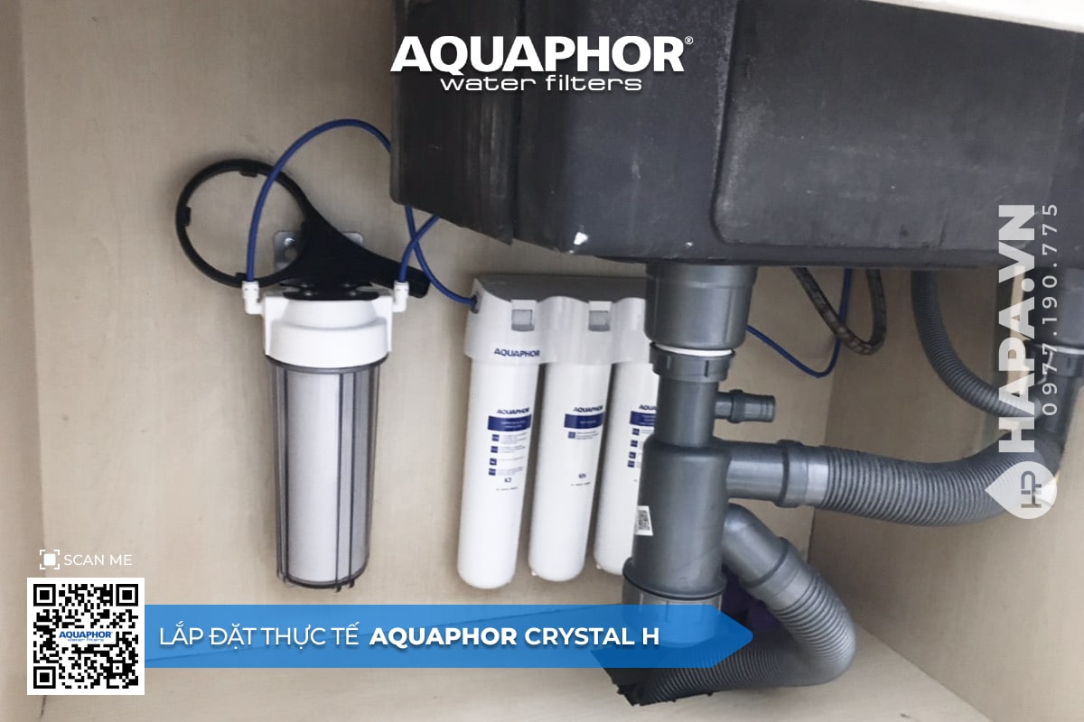 Máy Lọc Nước AQUAPHOR CRYSTAL H lắp đặt tại The EverRich 1, TP HCM