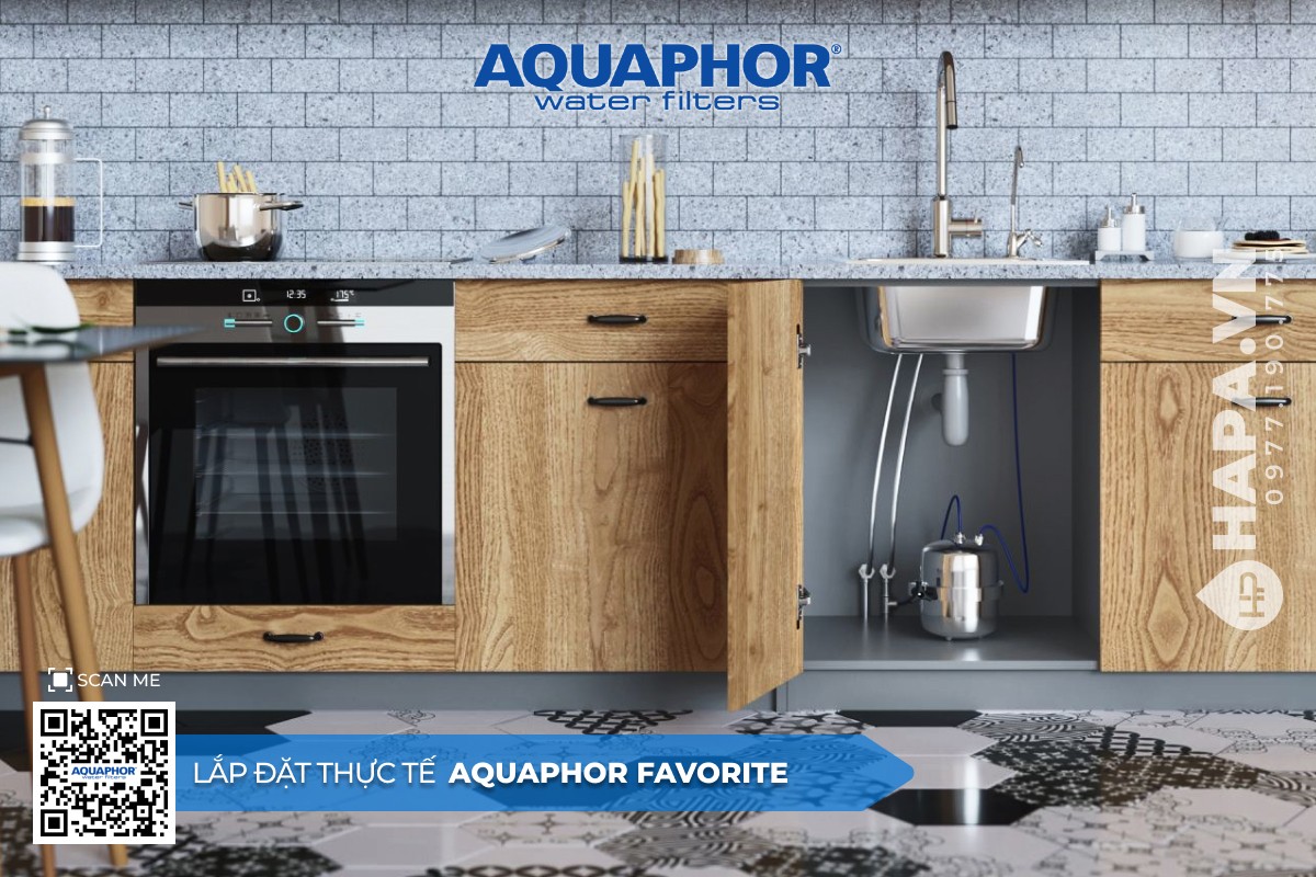 Máy Lọc Nước AQUAPHOR FAVORITE lắp đặt tại Chung cư Hòa Bình Quận 10