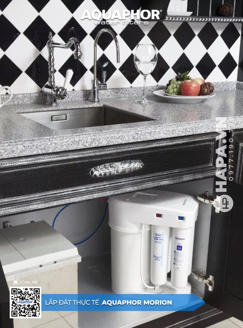 Máy Lọc Nước AQUAPHOR MORION lắp đặt tại Dynamic Tower, Bình Chánh