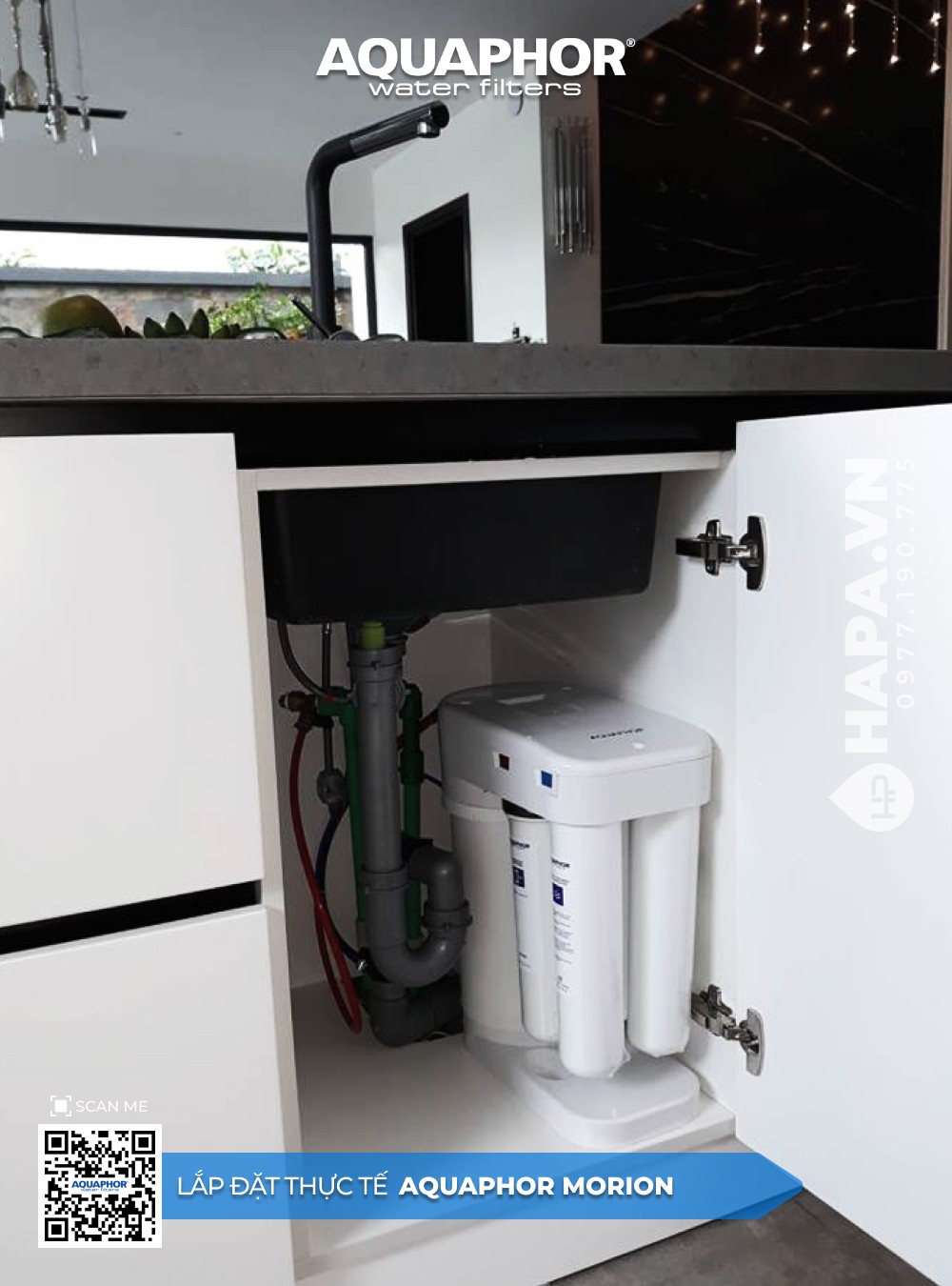 Máy Lọc Nước AQUAPHOR MORION Cao Cấp lắp đặt tại Sky City Tower Hà Nội
