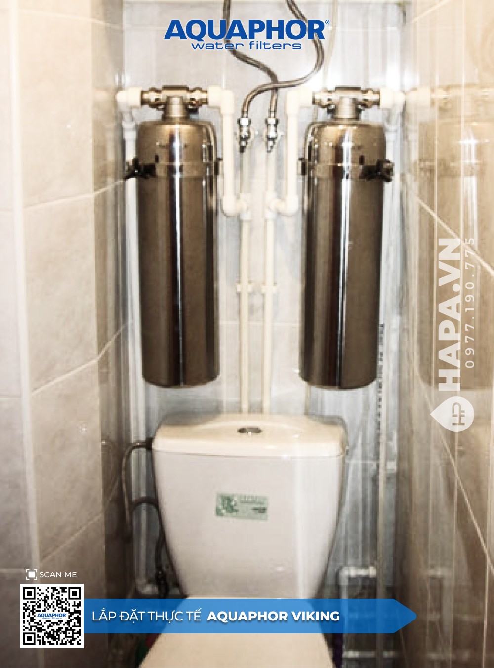 Máy Lọc Nước Đầu Nguồn AQUAPHOR VIKING lắp đặt tại Sentosa, Hải Phòng