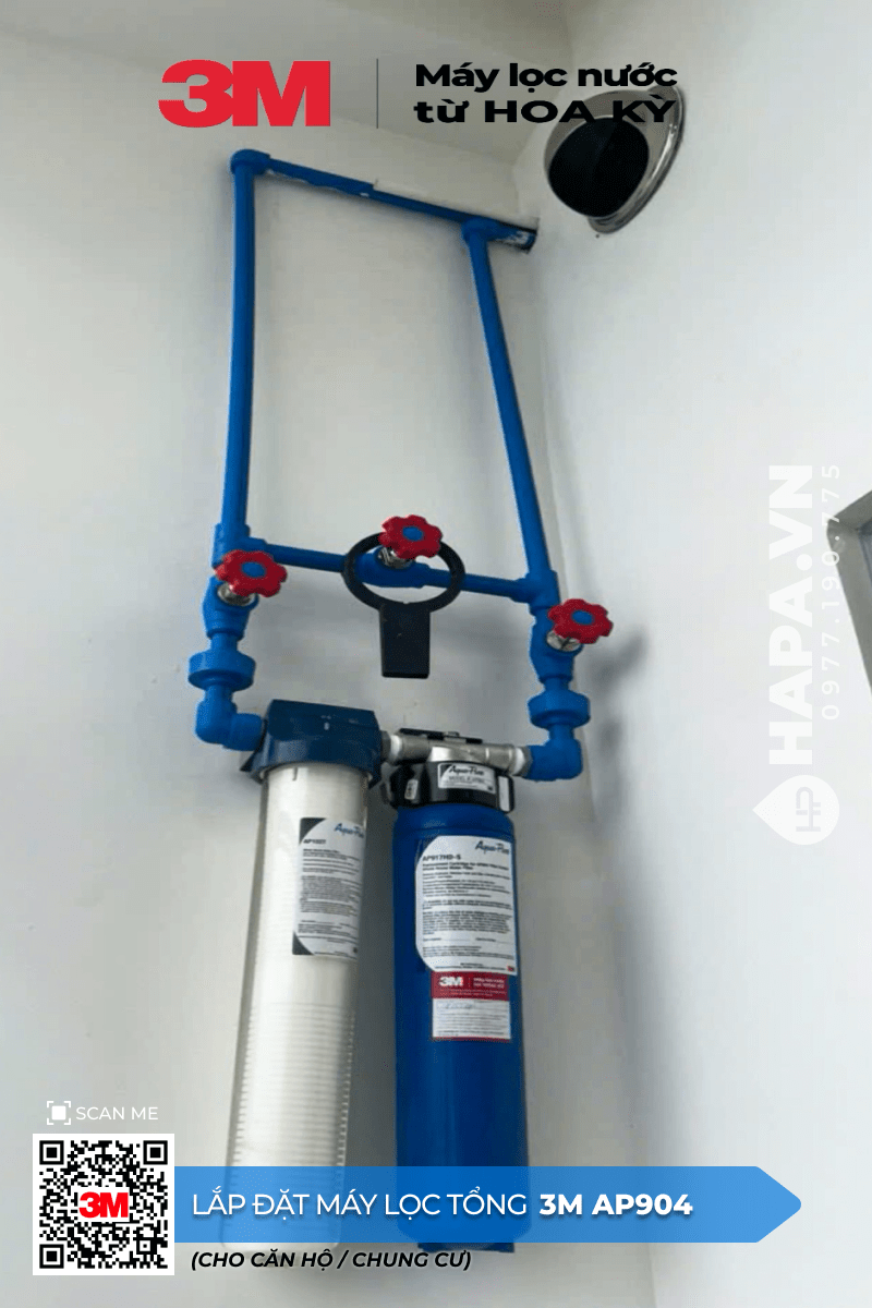 Máy Lọc Nước Đầu Nguồn 3M AP904 lắp đặt tại Căn Hộ Mỹ Vinh, Quận 3 Máy Lọc Nước Đầu Nguồn 3M AP904 lắp đặt tại Căn Hộ Mỹ Vinh, Quận 3