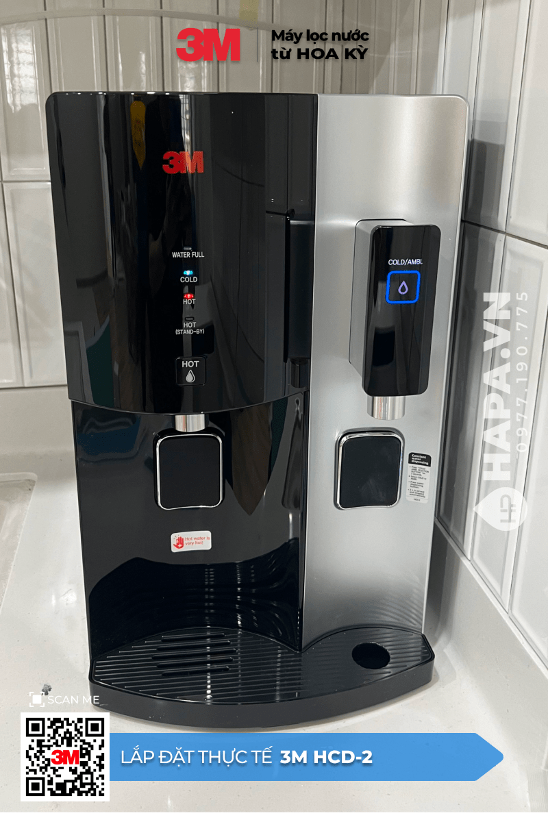 Hình ảnh lắp đặt thực tế của Máy Lọc Nước Nóng Lạng Để Bàn 3M HCD-2 tại Jamila Khang Điền, Quận 9, TP. HCM - 01
