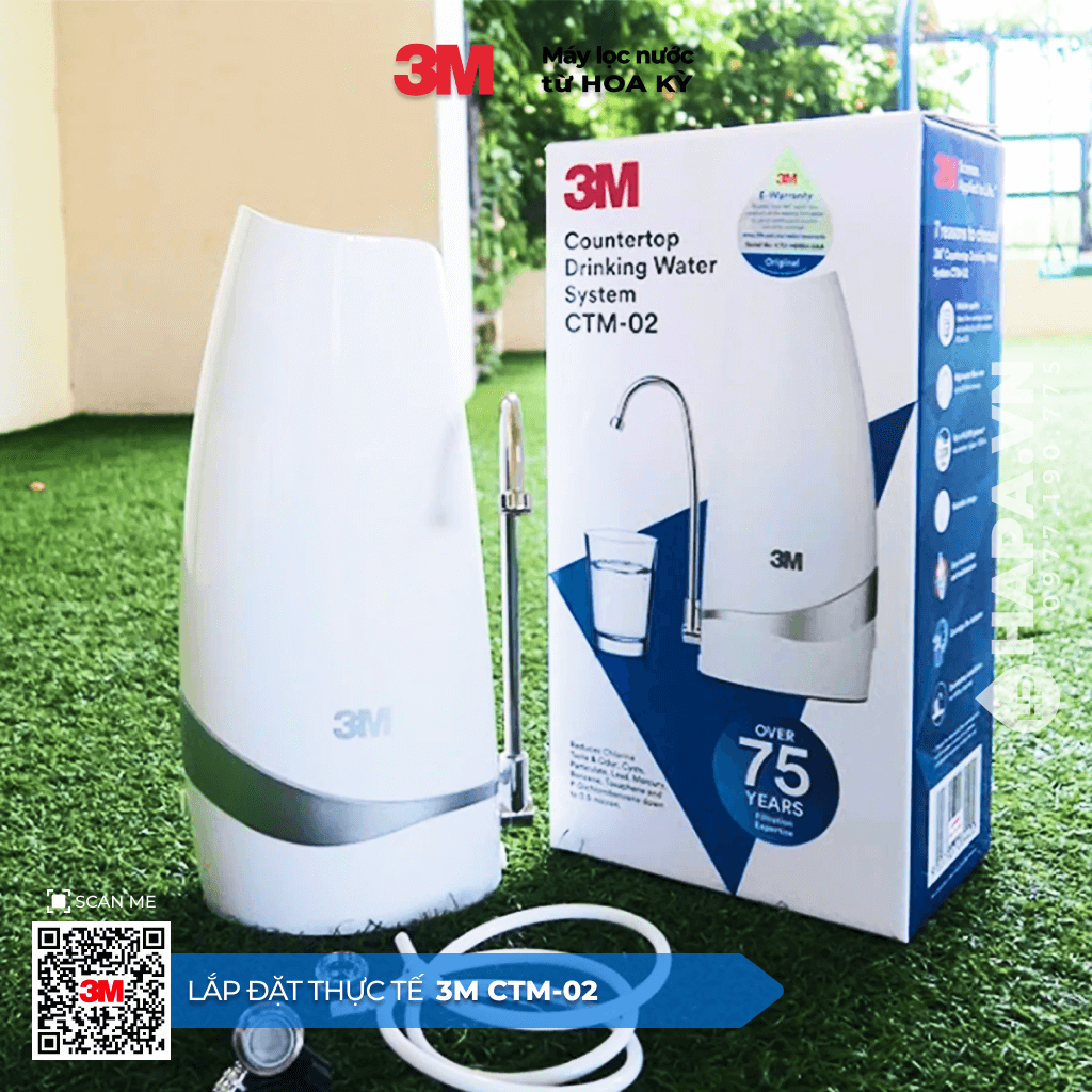 Máy Lọc Nước Để Bàn 3M CTM-02 lắp đặt tại Vincom Plaza Trần Phú